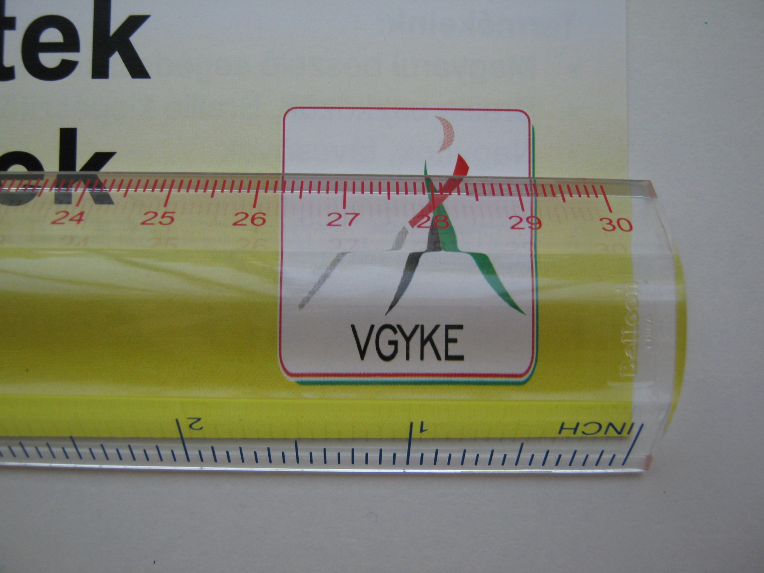 Nagyító, vonalzós sorolvasó, 30cm, 2,5x - Image 3