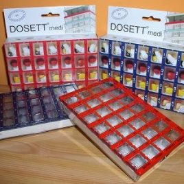 Gyógyszer adagoló, Dosett 1hét/4 alkalom