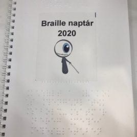 Braille naptár
