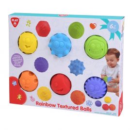 Tapintásfejlesztő puha labda 6 db
