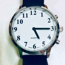 Hunóra, 42mm, fehér számlap, bőrszíj