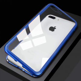 IPhone 7/8 360 Mágneses alu. tok+üvegfólia