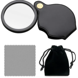 Nagyító, kihajtható 3X, 5,5cm átmérőjű